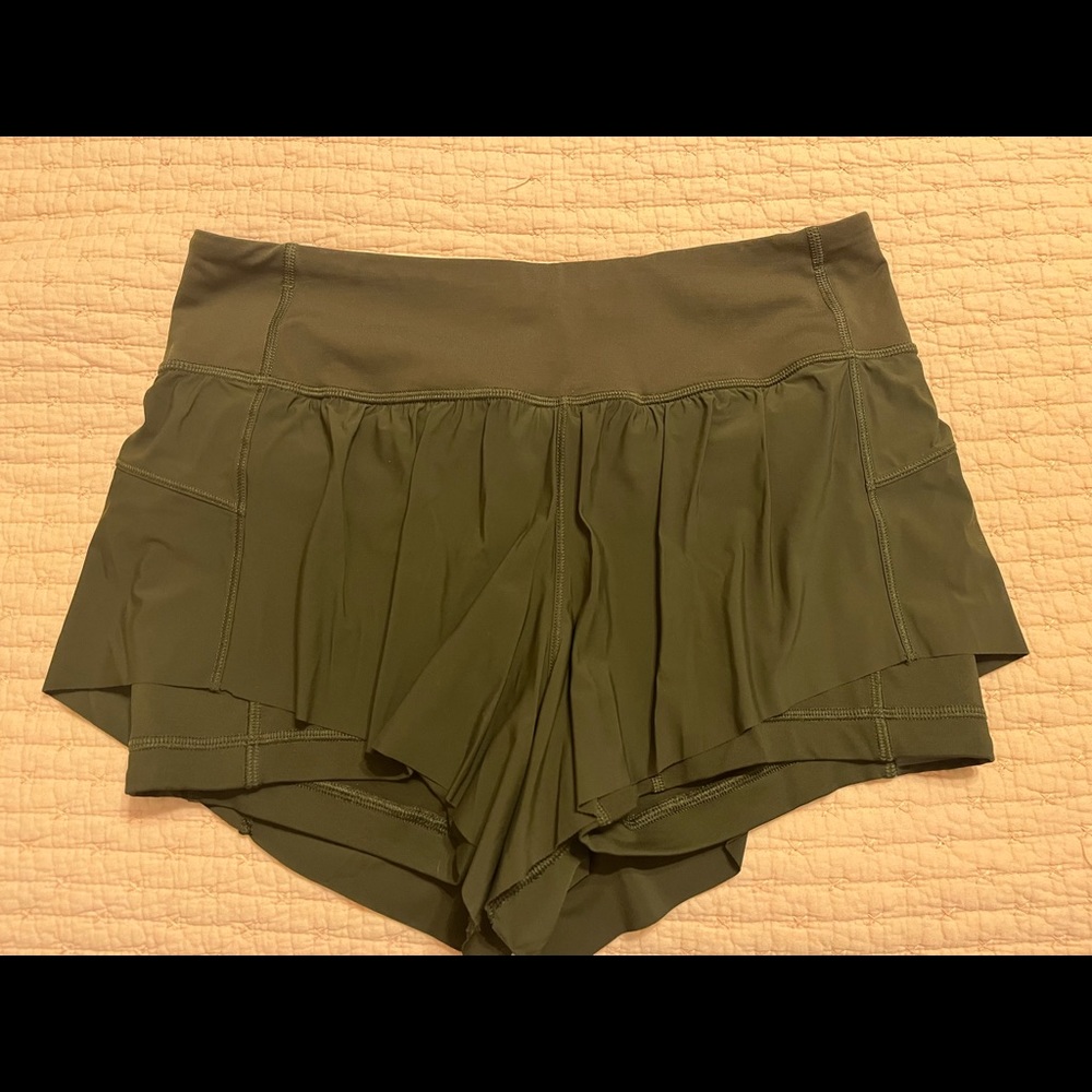 Lululemon Speed Squad Shorts Sz 8
